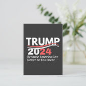 trump 2024 bumper briefkaart (Staand voorkant)