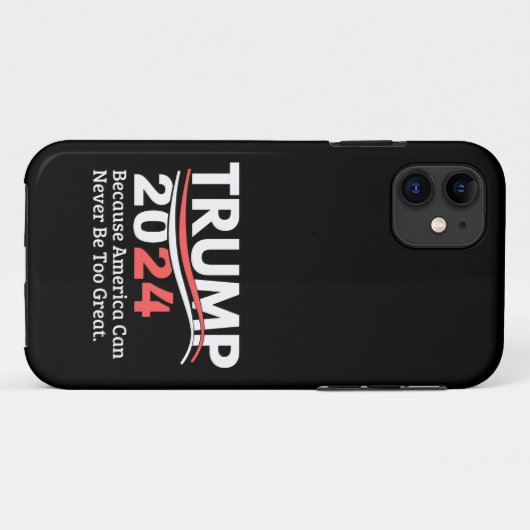 trump 2024 bumper Case-Mate iPhone case (Achterkant (horizontaal))