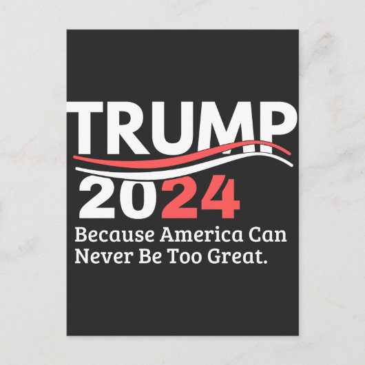 trump 2024 bumper feestdagenkaart (Voorkant)