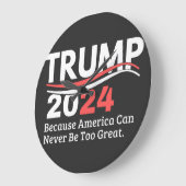 trump 2024 bumper grote klok (Hoek)