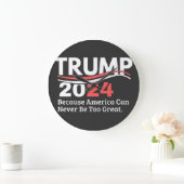 trump 2024 bumper grote klok (Huis)