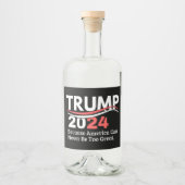 trump 2024 bumper likeurfles etiket (Voorkant)