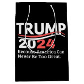 trump 2024 bumper medium cadeauzakje (Voorkant)