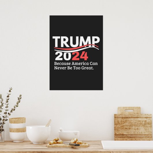 trump 2024 bumper poster (Keuken)