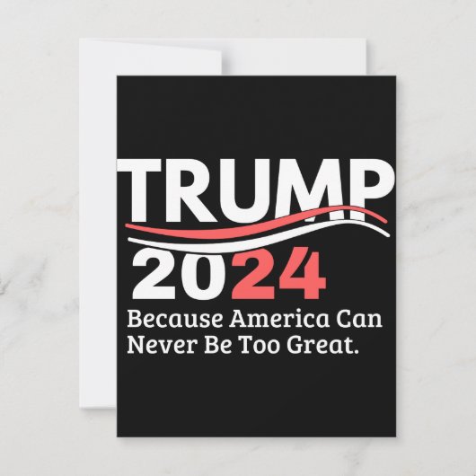 trump 2024 bumper save the date (Voorkant)
