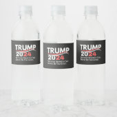trump 2024 bumper waterfles etiket (Flessen)
