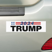 Trump 2024 bumpersticker (Op auto)