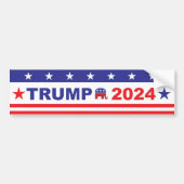 TRUMP 2024 BUMPERSTICKER (Voorkant)