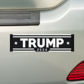 Trump 2024 bumpersticker (Op auto)