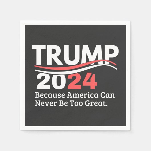 trump 2024 bumpersticker servet (Voorkant)