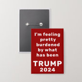 Trump 2024 button (Voorkant / Achterkant)