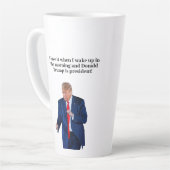 Trump 2024 cadeau latte mok (Linkerhoek)