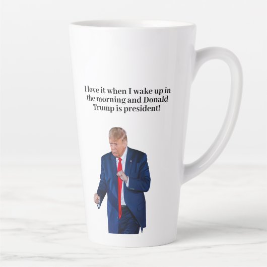 Trump 2024 cadeau latte mok (Rechts)