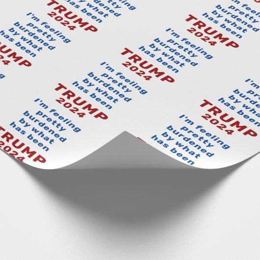 Trump 2024 cadeaupapier (Hoek)