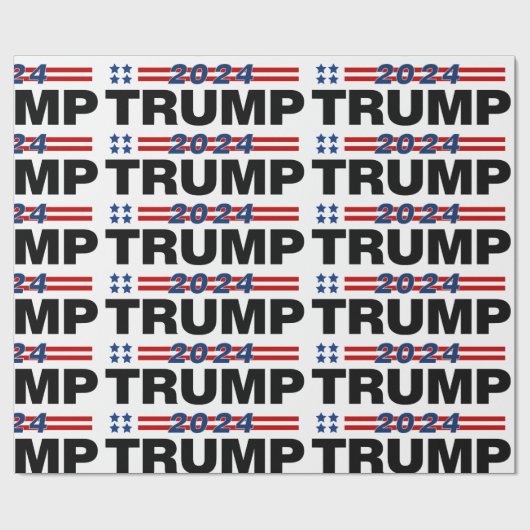 Trump 2024 cadeaupapier (Vlak)
