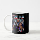 Trump 2024-campagne 90s Rap Trendy Bootleg Koffiemok (Links)