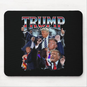 Trump 2024-campagne 90s Rap Trendy Bootleg Muismat