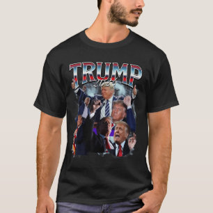 Trump 2024-campagne 90s Rap Trendy Bootleg T-shirt