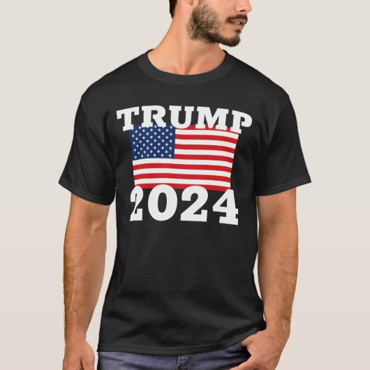 Trump 2024 campagneontwerp t-shirt (Voorkant)
