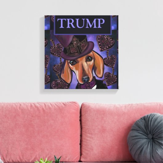TRUMP 2024 CANVAS AFDRUK (Insitu (Woonkamer))