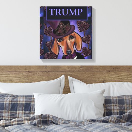 TRUMP 2024 CANVAS AFDRUK (Insitu (Slaapkamer))