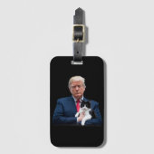 Trump 2024 Cat MAGA Funny Trump Cat Bagagelabel (Voorkant (verticaal))