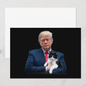 Trump 2024 Cat MAGA Funny Trump Cat Kaart (Voorkant / Achterkant)
