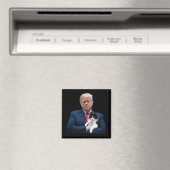 Trump 2024 Cat MAGA Funny Trump Cat Magneet (Insitu (Vaatwasser))