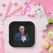 Trump 2024 Cat MAGA Funny Trump Cat Papieren Bordje (Feest)