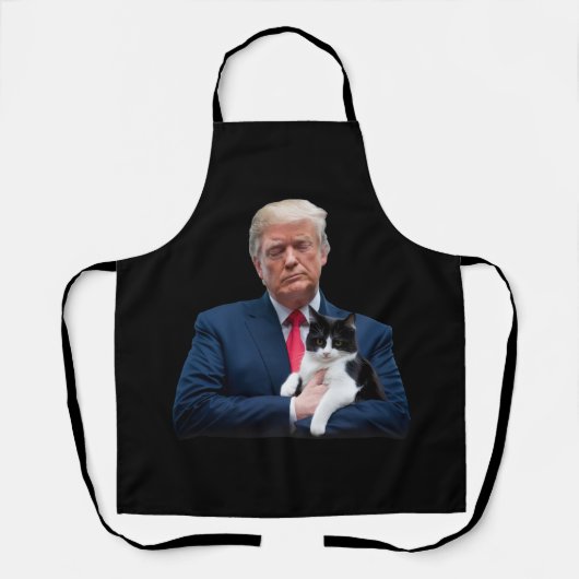 Trump 2024 Cat MAGA Funny Trump Cat Schort (Voorkant)