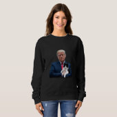 Trump 2024 Cat MAGA Funny Trump Cat Trui (Voorkant volledig)