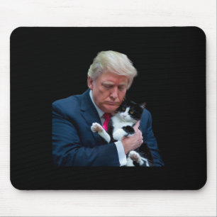 Trump 2024 Cat Mega Funny Trump Cat Muismat
