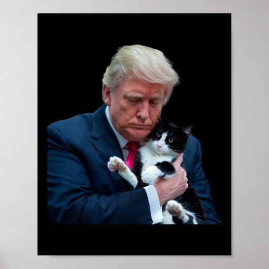 Trump 2024 Cat Mega Funny Trump Cat Poster (Voorkant)