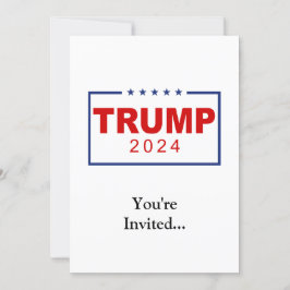 Trump 2024 Classic Rechthoek Logo Kaart