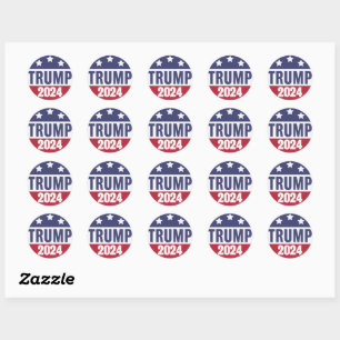 Trump 2024 Classic ronde Stickers