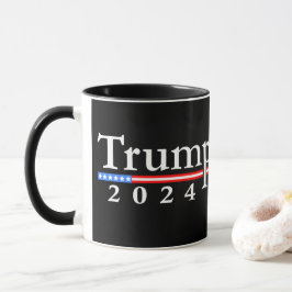 Trump 2024 Classic Zwart en Rood Mok