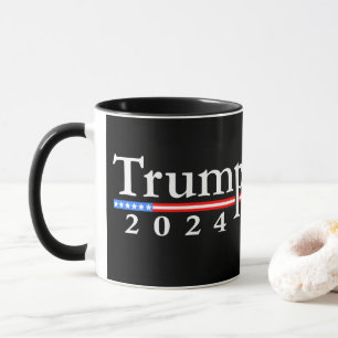 Trump 2024 Classic Zwart en Rood Mok