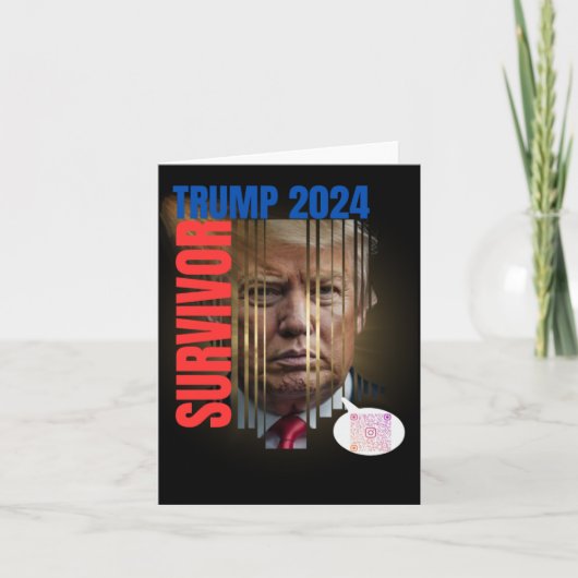 Trump 2024 De overlevende Kaart (Voorkant)