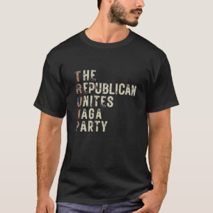 Trump 2024 De Republikein verenigt MAGA-deel Ameri T-shirt