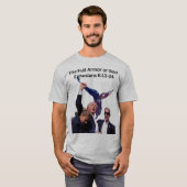 Trump 2024, De volledige wapenrusting van God T-shirt (Voorkant volledig)