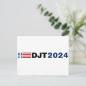 Trump 2024 DJT Briefkaart (Staand voorkant)