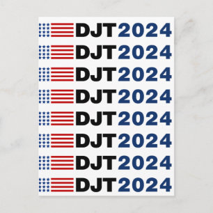 Trump 2024 DJT Briefkaart