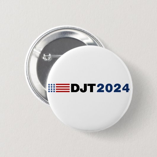Trump 2024 DJT Button (Voorkant /achterkant)
