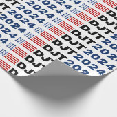 Trump 2024 DJT Cadeaupapier (Hoek)