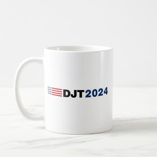 Trump 2024 DJT Coffee Mok (Links)