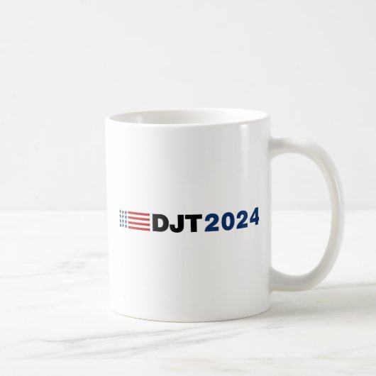 Trump 2024 DJT Coffee Mok (Rechts)