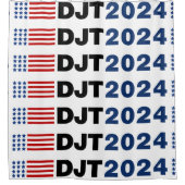 Trump 2024 DJT Douchegordijn (Voorkant)