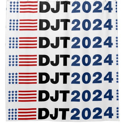 Trump 2024 DJT Douchegordijn (Voorkant)