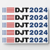 Trump 2024 DJT Fotoplaat (Voorkant)