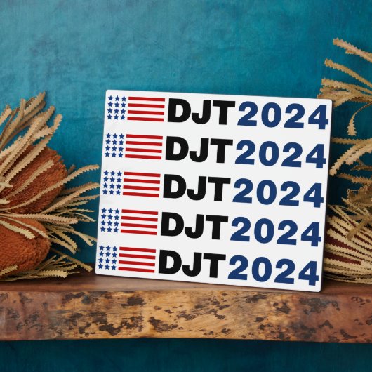 Trump 2024 DJT Fotoplaat (Zijkant)